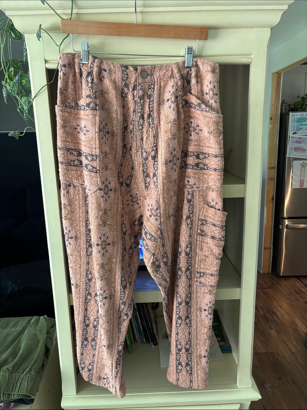 NWT Free People Bay To Breakers Jacquard Pants - Picture 4 of 7